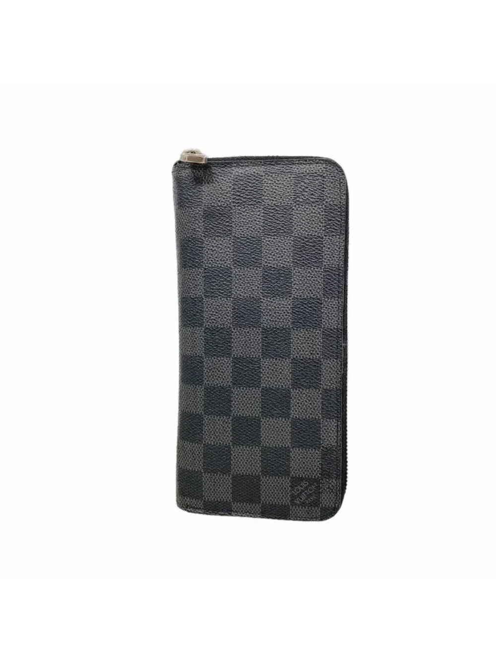 Louis Vuitton Wallet Damier Graphite Zippy Vertical Black Gray